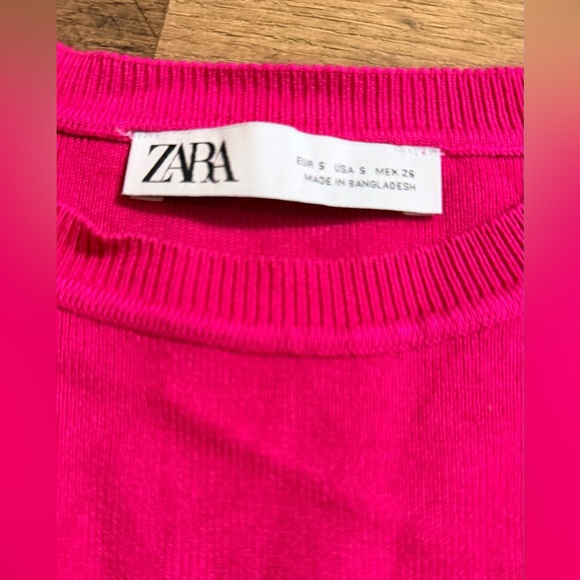Zara Women's Pink Crop-top - Picture 2 of 5